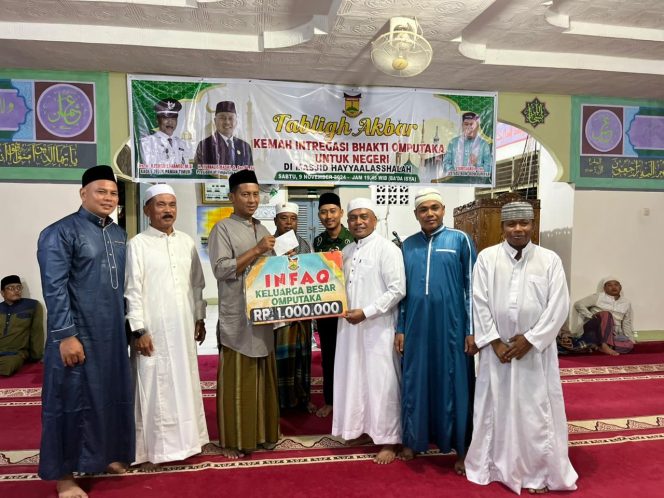 
					Omputaka Kampar Adakan Tabligh Akbar bersama Ustadz Bombom di Teluk Paman Timur