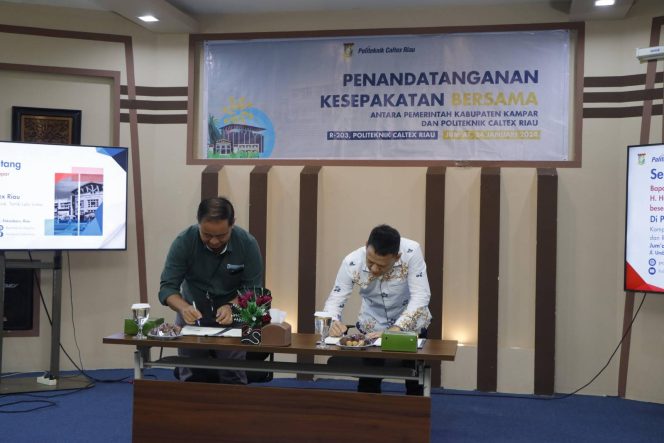 
					Pemda Kampar Lakukan Mou dengan Politeknik Caltex Riau