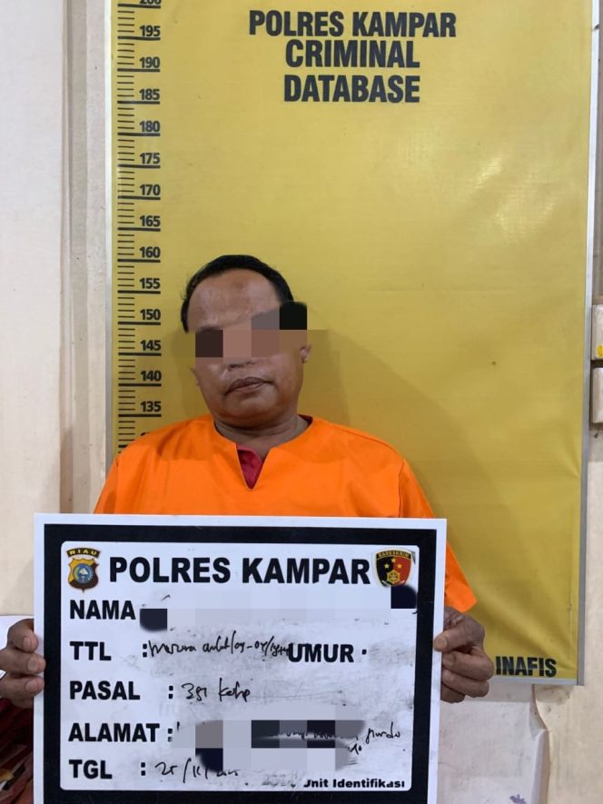 
					Tidak Terima Ditegur, Pria di Kampar Aniaya Tetangga