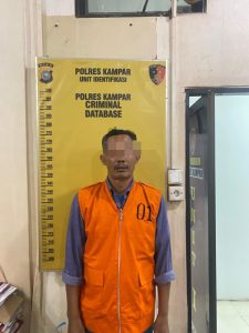 Korupsi APBDes Rp. 504 Juta, Kades Kusau Makmur Ditangkap Polres Kampar