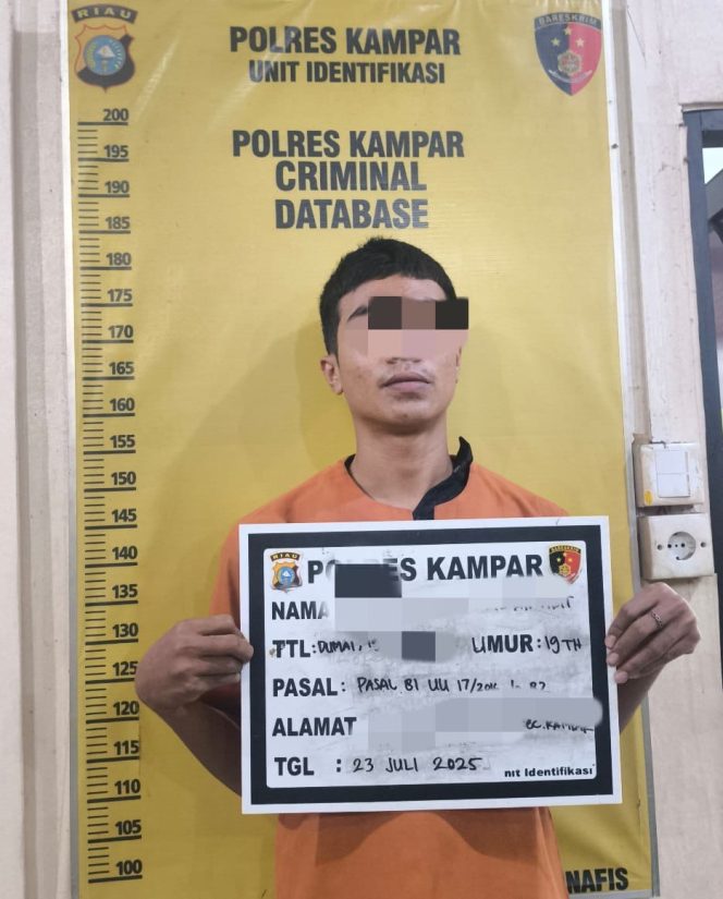 
					Cabuli Pacar Dibawah Umur Hingga Hamil, Pemuda di Kampar Ditangkap Polisi