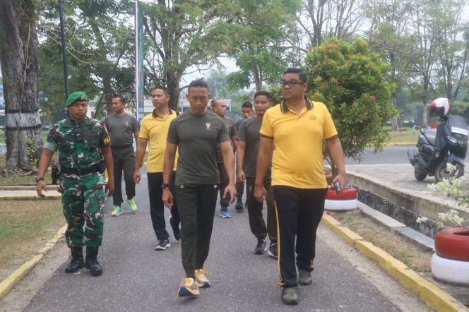
					Sinergitas TNI-Polri di Kampar, Olahraga Bersama untuk Harkamtibmas dan Pelestarian Alam