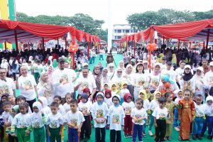 Wabup Misharti Hadiri Puncak Peringatan Hari Anak Nasional ke-41 di Inhu