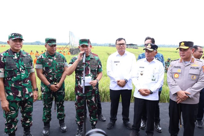
					Kontribusi Nyata Program Strategis Nasional, Gugus Tugas TNI Lakukan Ketahanan Pangan