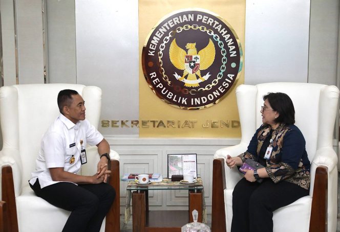 
					Sambut Kunjungan Kehormatan Sestama Bappenas, Bahas Penguatan Program Komcad dan Latsarmil