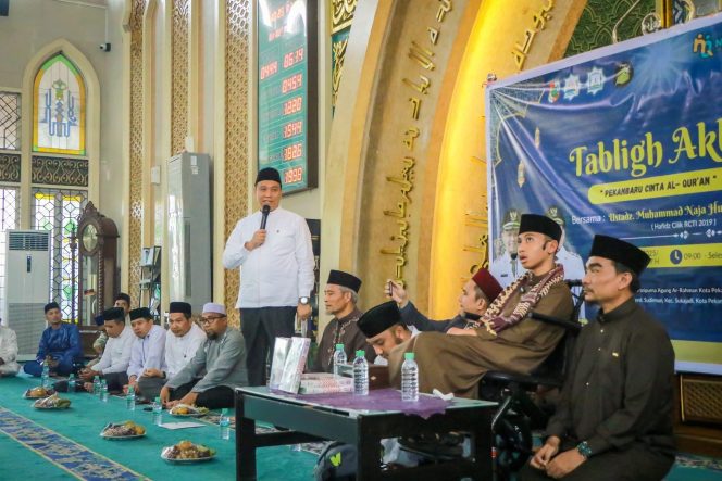 
					Wakil Wako Markarius Hadiri Tabligh Akbar Pekanbaru Cinta Alquran