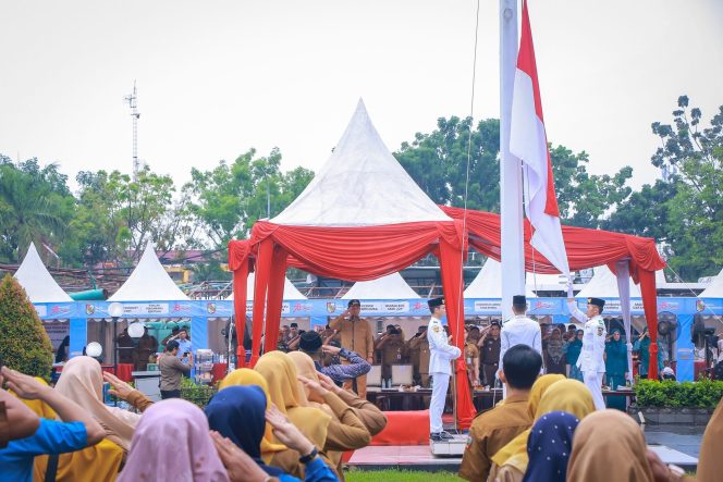 
					Walikota Agung Nugroho Pimpin Upacara Peringatan Hari Koperasi ke-78