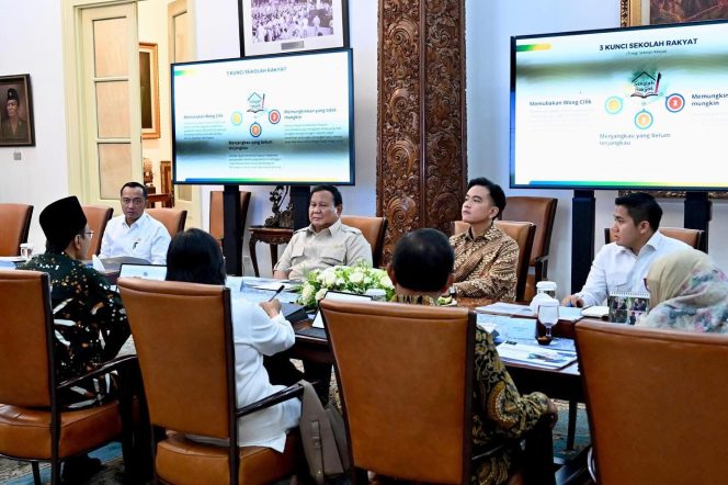 
					Presiden Prabowo Pimpin Rapat Penyelenggaraan Sekolah Rakyat Rintisan Tahun 2025