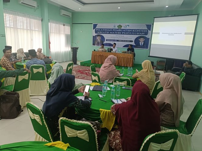 
					Tingkatkan Efektivitas Penyampaian Dakwah, Kemenag Kampar Taja Pelatihan Konten Kreatif untuk Penyuluh Agama