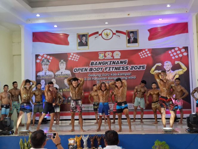 
					PBFI Kampar Gelar Bangkinang Open Body Fitness 2025