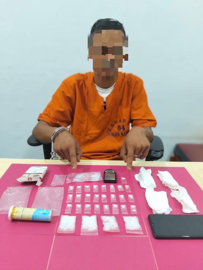 
					Polsek Kampar Tangkap Pengedar Sabu