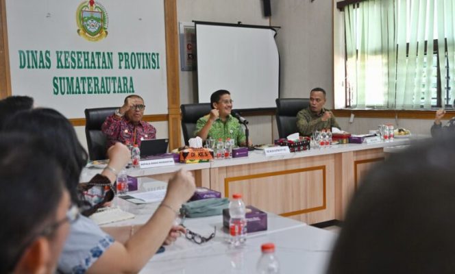 
					Kunjungi Dinas Kesehatan Sumut, Sekdaprov Ingatkan Sejumlah Program Prioritas Kesehatan