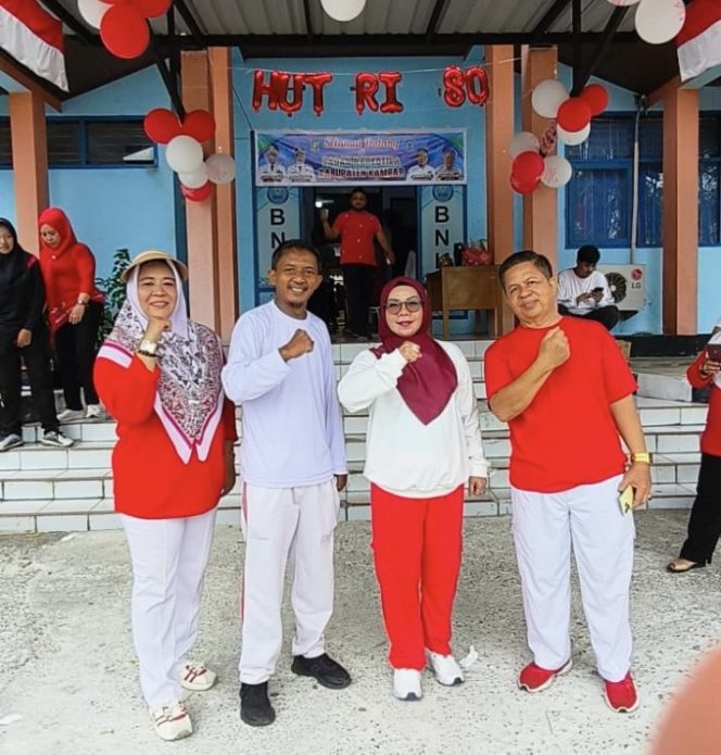 
					BNK Kampar Gelar Lomba dan Senam Sehat HUT RI ke-80