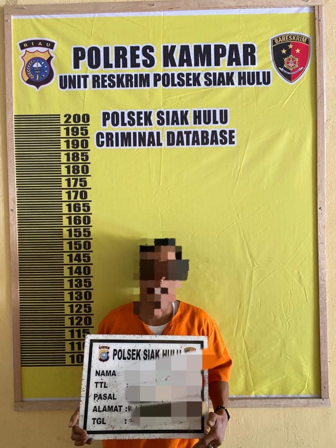 
					Pelaku Pembunuhan di Kampar Berhasil Diciduk, Motif Kesal Fotonya Dikirim Digrup WA