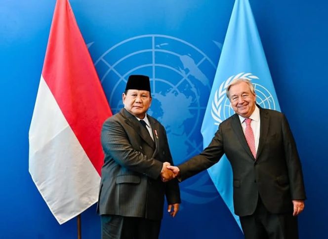 
					Bahas Sinergi Atasi Tantangan Global, Presiden Prabowo Lakukan Pertemuan Bilateral dengan Sekjen PBB