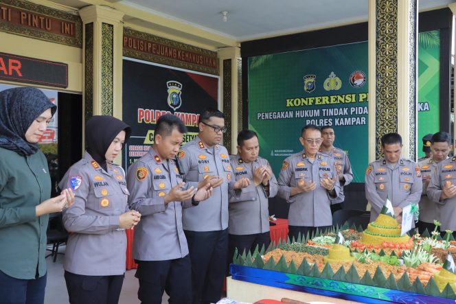
					Polres Kampar Gelar Syukuran Peringatan Hari Lalu Libtas ke-70