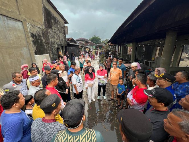 
					Bupati Kampar Tinjau Lokasi Kebakaran di Kuok