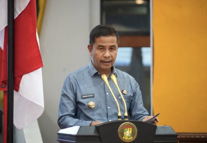 
					Bupati Ahmad Yuzar Hadiri Paripurna DPRD Tanggapi Pandangan Umum Fraksi-Fraksi atas Raperda APBD Tahun 2026