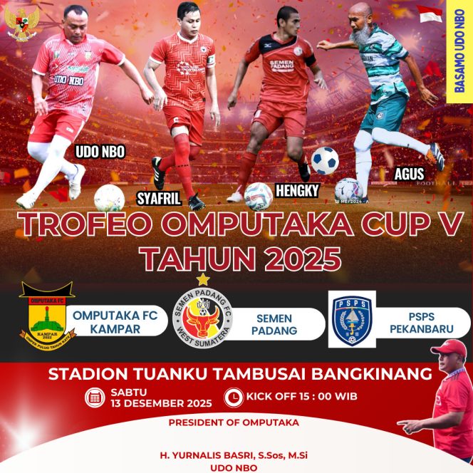 
					Omputaka Kampar Akan Gelar Torfeo Lawan PSPS Pekanbaru dan Semen Padang Old Star di Stadion Tuanku Tambusai Bangkinang