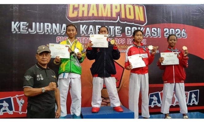 
					Kejurnas Karate Gokasi 2026, Alesha Ayudia Inara Sumbang Perak untuk Gokasi Riau