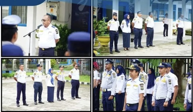 
					Perkuat Sinergi dan Profesionalisme Jajaran, Dishub Kampar Laksanakan Apel Pagi