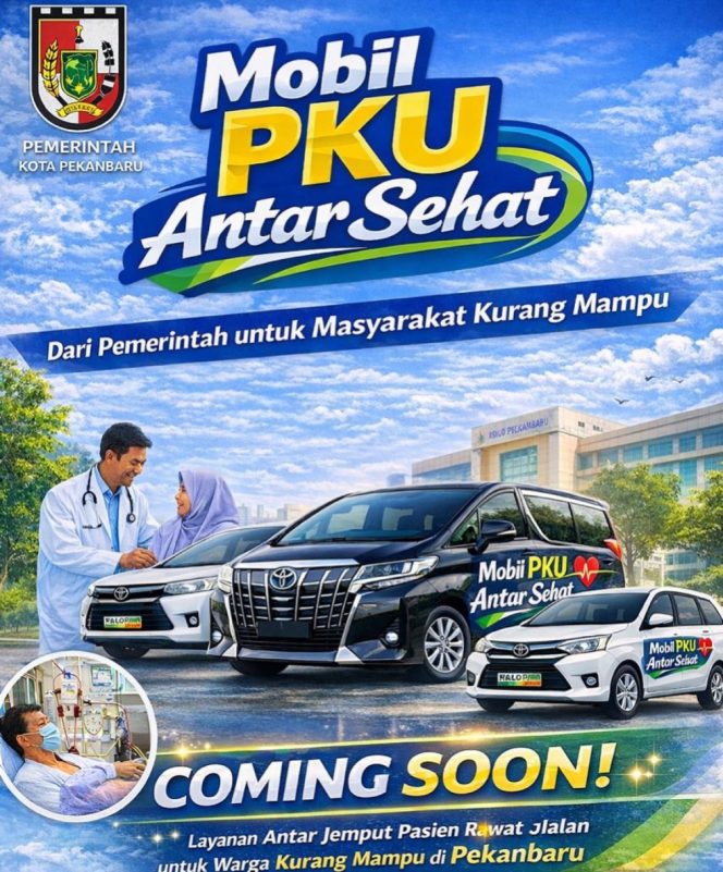 
					Pemko Pekanbaru Segera Launching Mobil Antar Jemput Pasien Gratis