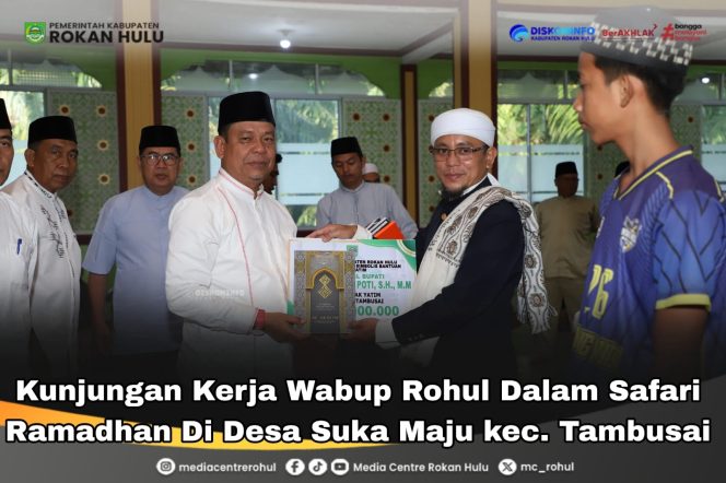 
					Safari Ramadhan 1447 H, Wabup Syafaruddin Poti : Momen Pererat Silaturahmi dan Salurkan Bantuan Ramadhan.