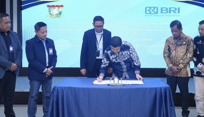 
					Pemda Kampar Lakukan Penandatangan Kesepakatan dengan BRI