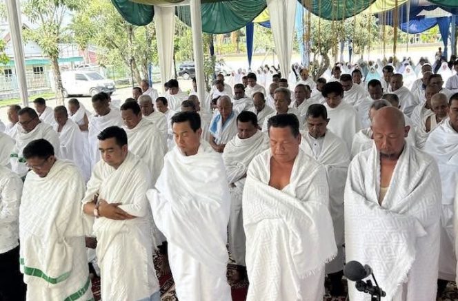 
					452 CJH 2026 lakukan Manasik Haji di Islamic Centre Bangkinang