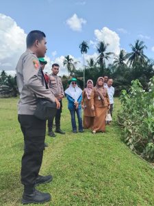 Upaya Dukung Ketahanan Pangan, Kapolsek Cerenti Cek Lahan 6 Hektare