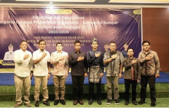
					Bupati Ahmad Yuzar Resmi Lantik Pengurus Ikatan Pelajar Riau Yogyakarta Komisariat Kampar
