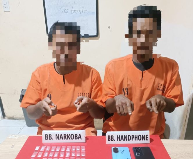 
					Dua Pelaku Narkoba Siap Edar Ditangkap Polsek Tapung