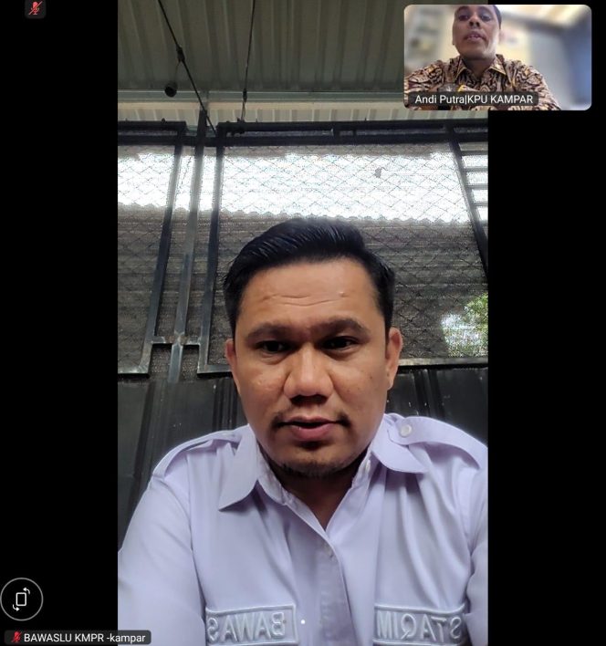 
					Bawaslu Kampar Berikan Masukan Saat Zoom Meeting Rapat PPDP Secara Berkelanjutan Melalui SIPOL Semester I Tahun 2026