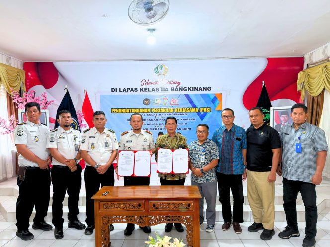 
					Lapas Bangkinang Gandeng Dinas Perikanan dan KMP Langgini