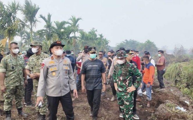 
					Bupati Ahmad Yuzar Dampingi Pangdam XIX/TT dan Plt Gubri Tinjau serta Padamkan Karhutla di Tambang