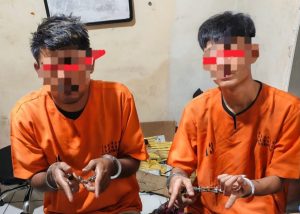 Satresnarkoba Polres Kampar Tangkap Pengedar dan Kurir Sabu-sabu di Desa Kuok